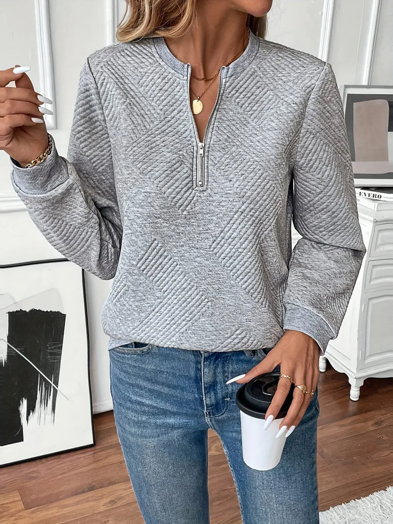 Damen Sweatshirt Elegant Casual Vielseitig Weich – Alina
