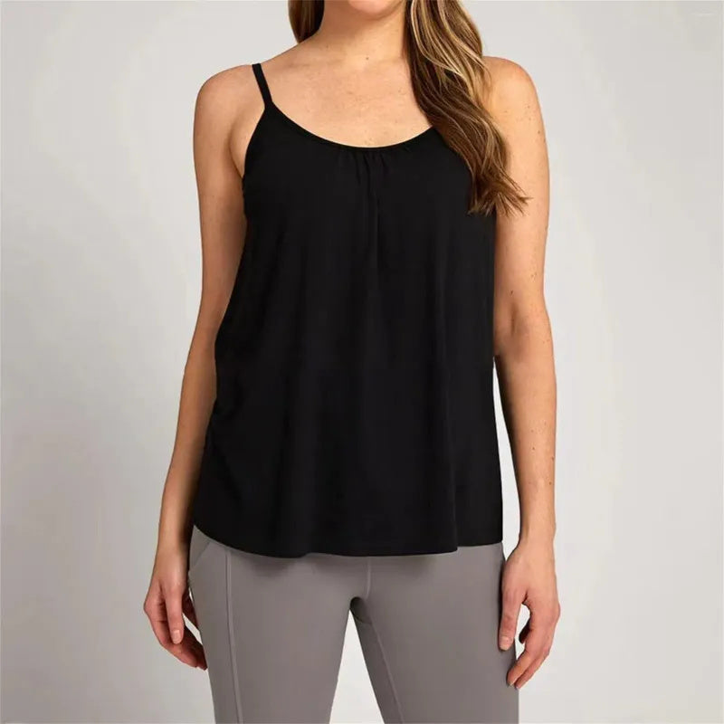 Damen Top Rundhalsausschnitt Locker Sommer Stil – Anna