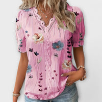 Damen Bluse V-Ausschnitt Frühling Elegant Look – Yarilina