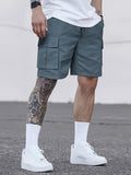 Cargohose Herren Polyester bequem vielseitig Alltag – Dorevan