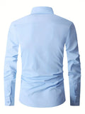 Klassisches Herrenhemd Langarm Elegant Vielseitig – Danoro