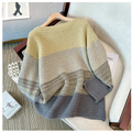 Übergrößen Patchwork Pullover für Damen – Annika