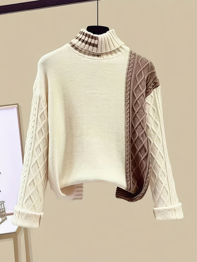 Elegantes Strick-Set mit Pullover & A-Linien-Rock – Lorelei