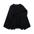 Damen Poncho Winter Elegant Asymmetrisch Weich Warm - Leonie