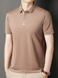 Herren Polohemd mit Farbblockmuster – Bequeme Passform – Elias