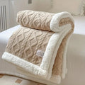 Fleece Sherpa Decke warm weich kuschelig – Greta
