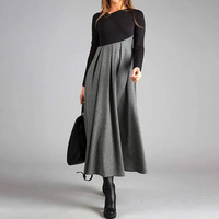 Damen Kleid Elegant Bequem Figurbetont Alltag – Salina