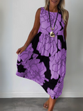 Sommerkleid Knielang Ärmellos Elegant Luftig – Selmira