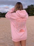 Leichter Damen Hoodie Baumwolle Sunset Design – Alina