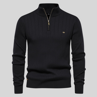 Herren Strickpullover Winter Warm Elegant mit Reißverschluss – Casper