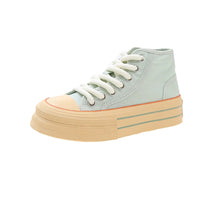 High-Top Canvas-Sneaker mit Plateau für Damen – Livia
