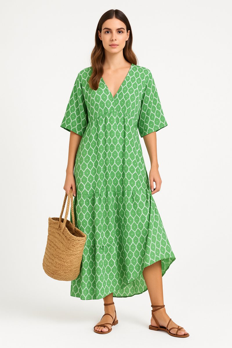 Damen Boho-Sommerkleid mit leichtem Stoff – Kristi