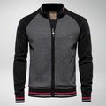 Gestreifte Herren-Strickjacke für stilvolle Eleganz – Matteo
