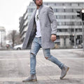 Eleganter Wollmantel für Herren – Damian