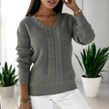 Damen Winter Strickpullover Elegant Weich Warm – Elena