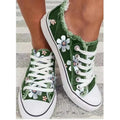 Canvas-Sneaker mit Retro-Blumenmuster für Damen – Louisa