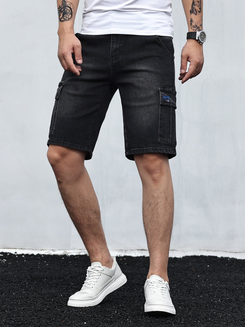 Denim Cargoshorts Herren Sommer robust Streetlook – Vayro