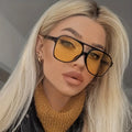 Große Retro Sonnenbrille mit UV-Schutz – Lena