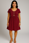 Blumen Sommerkleid Damen Midi leicht elegant – Florina