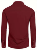 Schwarzes Herrenhemd Elegant Slim Langarm – Alviro