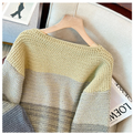 Übergrößen Patchwork Pullover für Damen – Annika