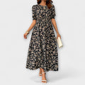 Blumenkleid mit femininer Silhouette für Damen – Amelia