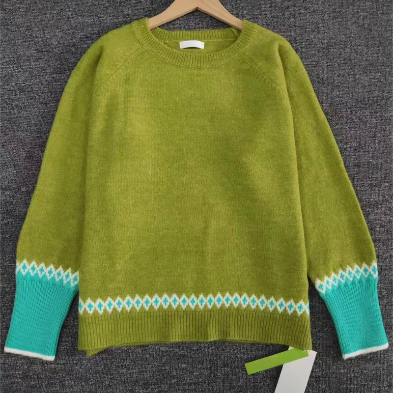 Komfortabler Grüner Damenpullover - Elin