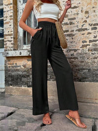 Hose mit hoher Taille und lockerer Passform – Nina