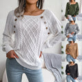 Strickpullover mit elegantem Ausschnitt für Damen – Ella