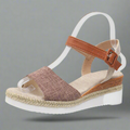 Elegante Damen Wedge-Sandalen für Sommer und Alltag – Meloria