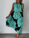Sommerkleid Knielang Ärmellos Elegant Luftig – Selmira