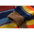 Herren Strickmantel Warm Leicht Elegant Streifen – Velcor