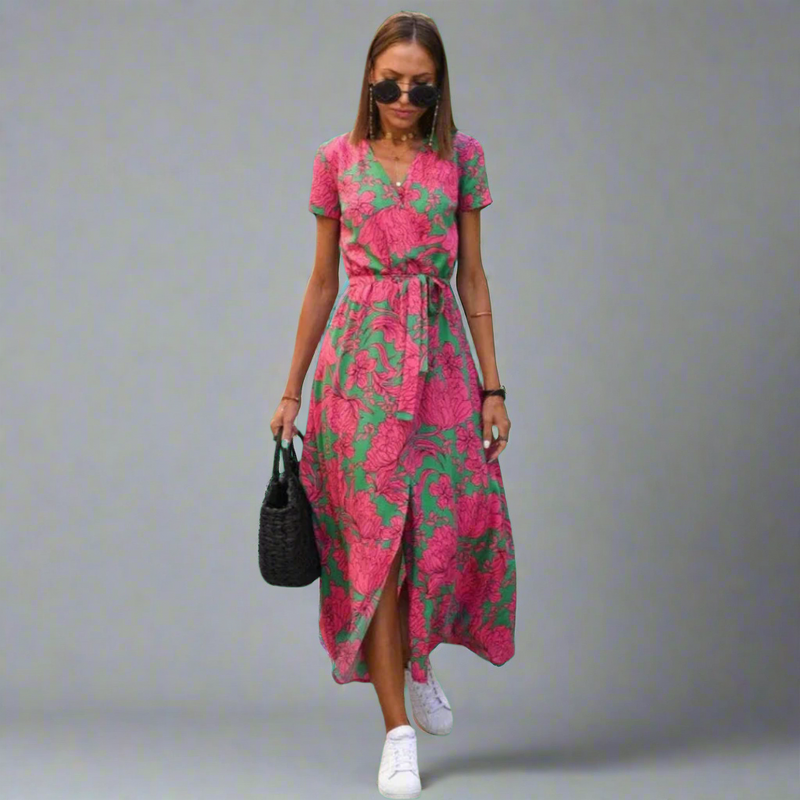 Sommerkleid Damen Luftig Locker Bequem Alltag Elegant – Miravela