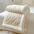 Fleece Sherpa Decke warm weich kuschelig – Greta