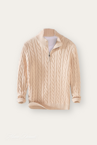 Strickpullover für Herren mit Rollkragen – Ethan
