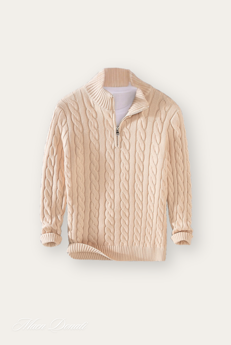 Strickpullover für Herren mit Rollkragen – Ethan