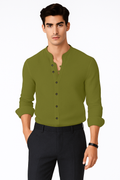 Retro Herrenhemd mit Button-Down-Kragen – Norvalo