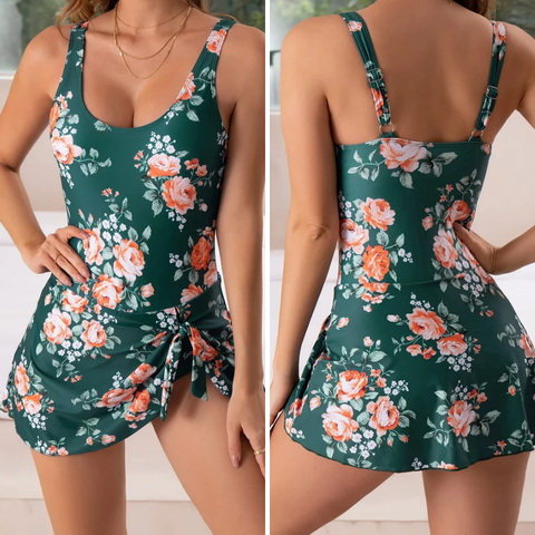 Formendes Badekleid Damen Elegant Figurbetont Sommer – Nuvina