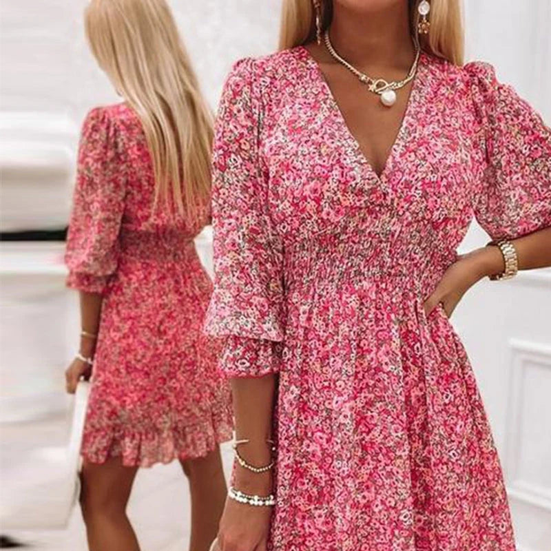 Boho Maxikleid Luftig Elegant Sommerlook Damen – Yarelia