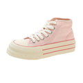 High-Top Canvas-Sneaker mit Plateau für Damen – Livia