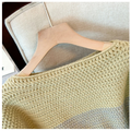 Übergrößen Patchwork Pullover für Damen – Annika
