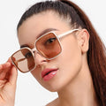 Quadratische Oversized Sonnenbrille für Damen – Larissa