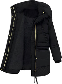 Damen Wintermantel Plus Size elegant warm gefüttert – Morganne