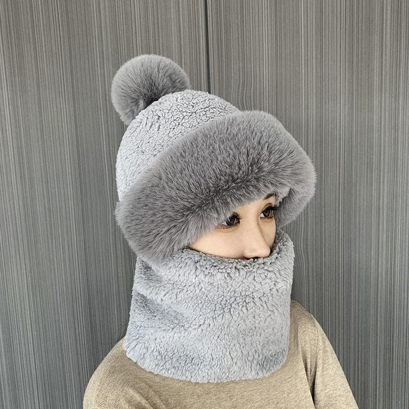 Winter-Set mit Mütze & Halswärmer – Norvella