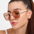 Quadratische Oversized Sonnenbrille für Damen – Larissa