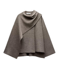 Damen Poncho Winter Elegant Asymmetrisch Weich Warm - Leonie