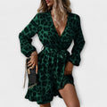 Leopardenprint Midikleid mit Gürtel – Sophie