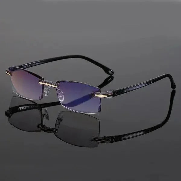 Leichte multifokale Lesebrille mit Blaulichtfilter – OptiVision