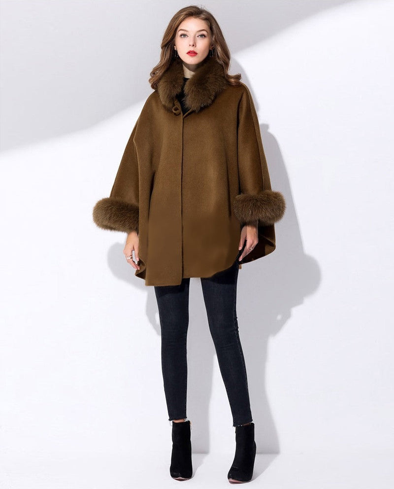Luxuriöser Damen-Kaschmirmantel mit elegantem Design – Sophia