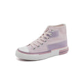 High-Top Canvas-Sneaker mit Schmetterlingsmotiv – Liliana